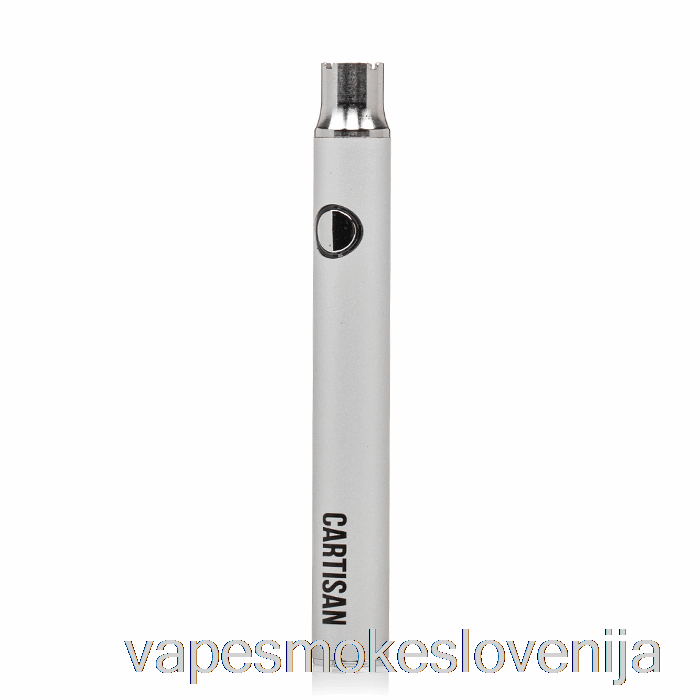Vape Za Enkratno Uporabo Cartisan Gumb Vv 350 510 Baterija Srebrna